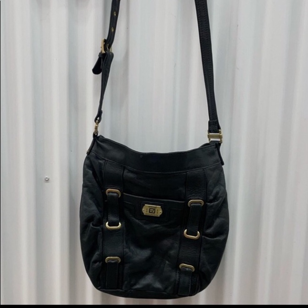 Stone Mountain Black Crossbody Bag